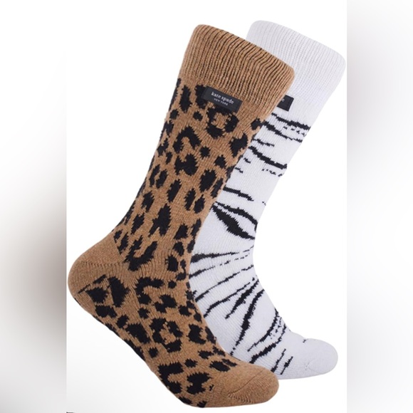 kate spade Accessories - Kate Spade Animal Print Socks (2 Pack)